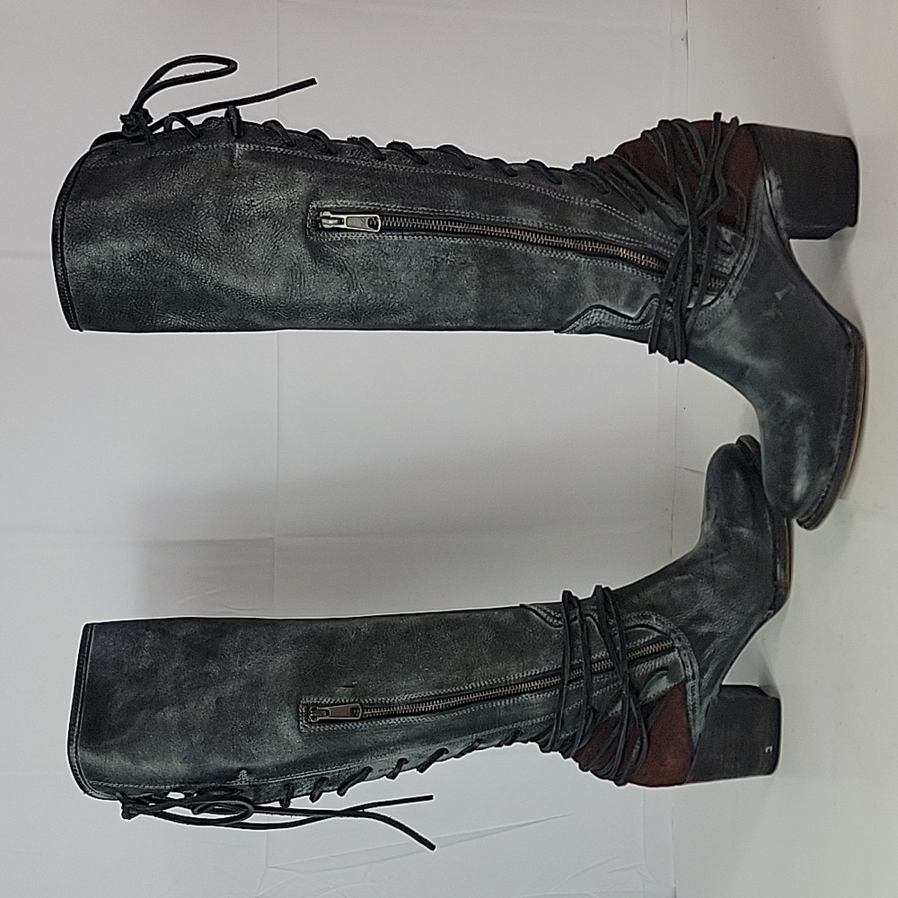 Freebird By Steven Coal Tall Lace-up Women's Boots - Picture 5 of 12